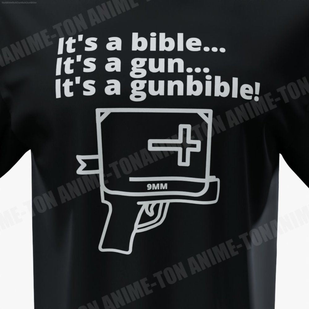 Gunbible Tshirt - Humor - Cotton - Unisex